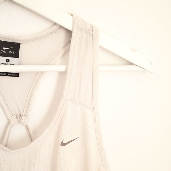 Nike Dri-Fit Light Gray Tank Size S - Picture 3 of 4
